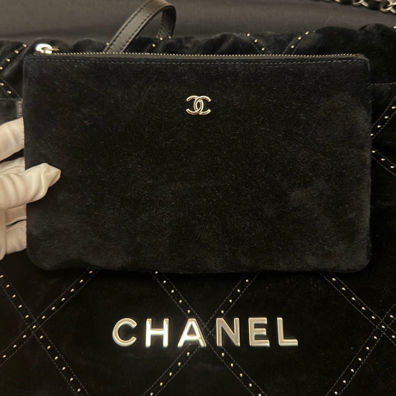 Chanel 25s新款麂皮铆釘絕美麂皮22包/小號/-15