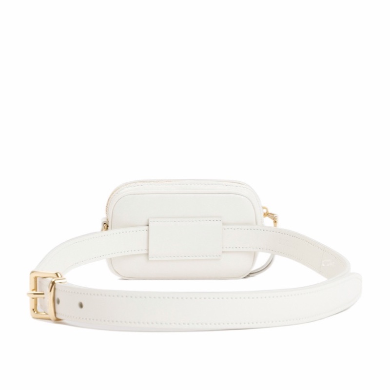 Miu Miu 女士 迷你Matelassé拉鍊腰包均碼碼MINI、12cm*3cm*7cm-2