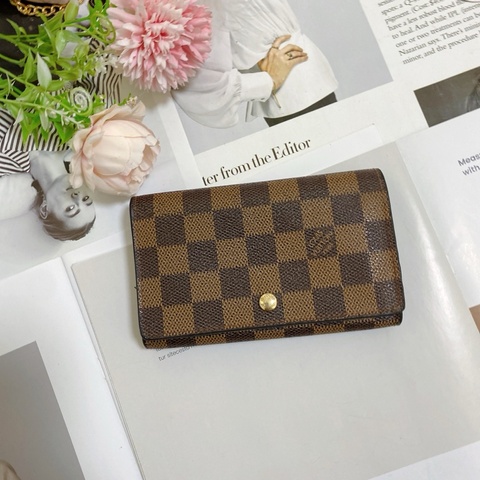 LV N61730 格紋中夾錢包🏅