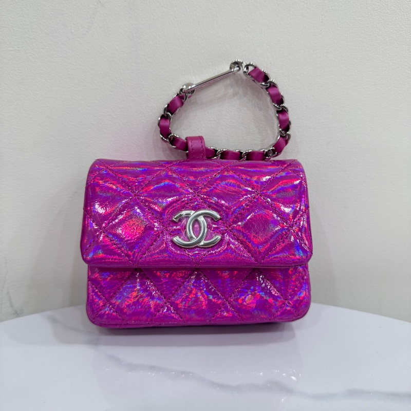JK國際二手精品✨Chanel 幻彩粉小掛包-0