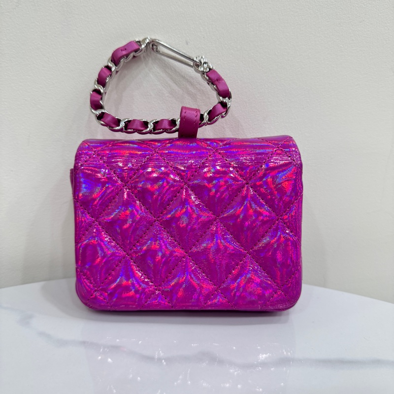 JK國際二手精品✨Chanel 幻彩粉小掛包-1