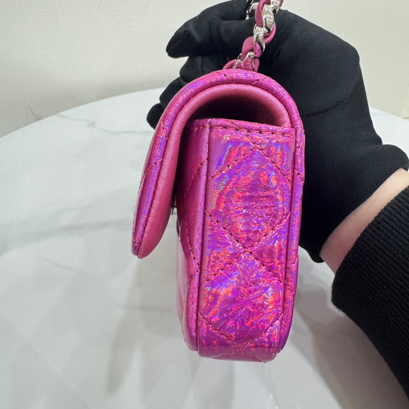 JK國際二手精品✨Chanel 幻彩粉小掛包-5
