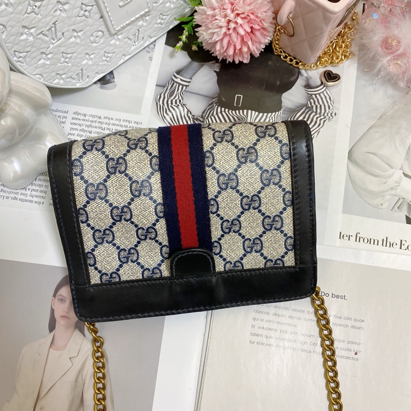 【GUCCI古馳】Ophidia系列手拿包鏈條包-6