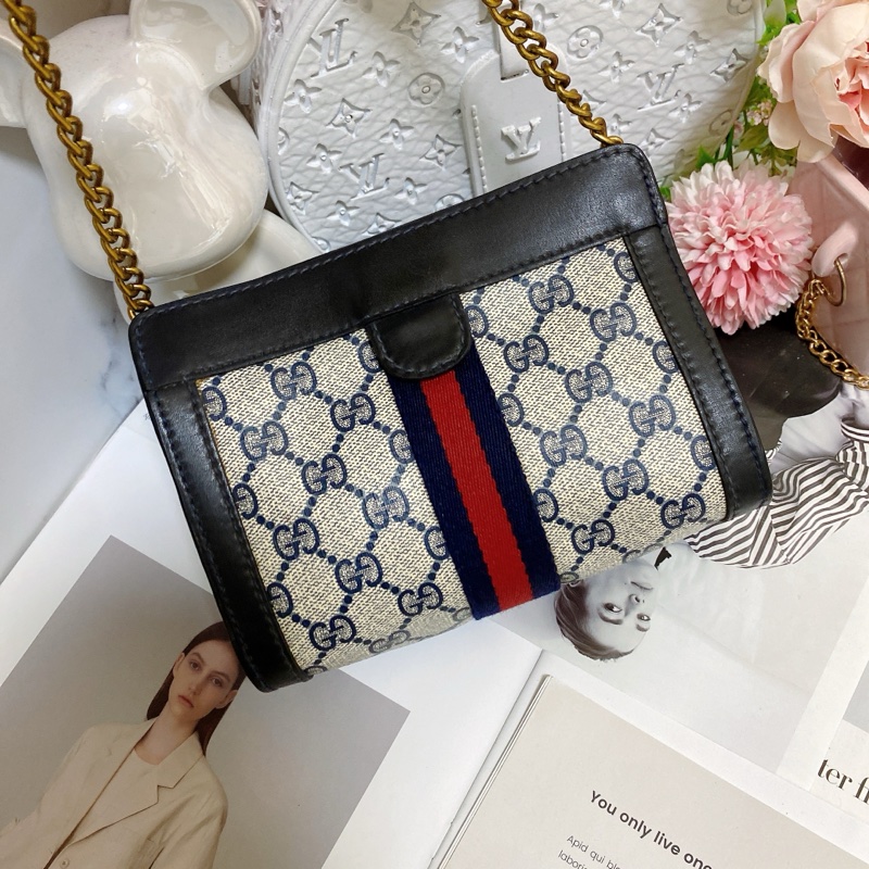 【GUCCI古馳】Ophidia系列手拿包鏈條包-7