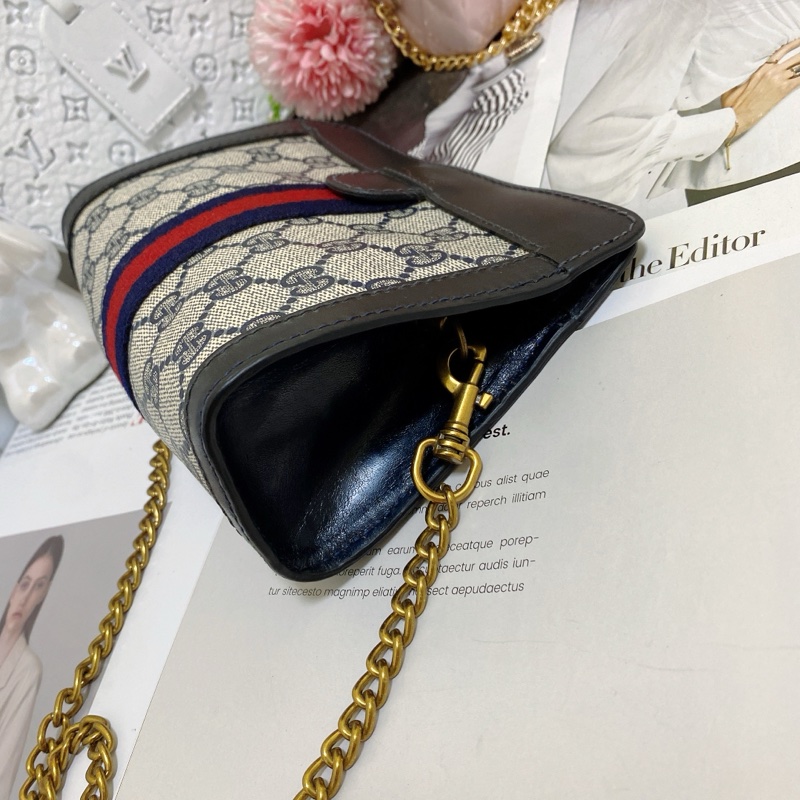 【GUCCI古馳】Ophidia系列手拿包鏈條包-19