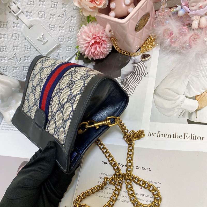 【GUCCI古馳】Ophidia系列手拿包鏈條包-22