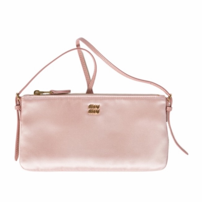Miu Miu 女士 緞面迷你手袋均碼碼MINI、22.5cm*11.5cm-0