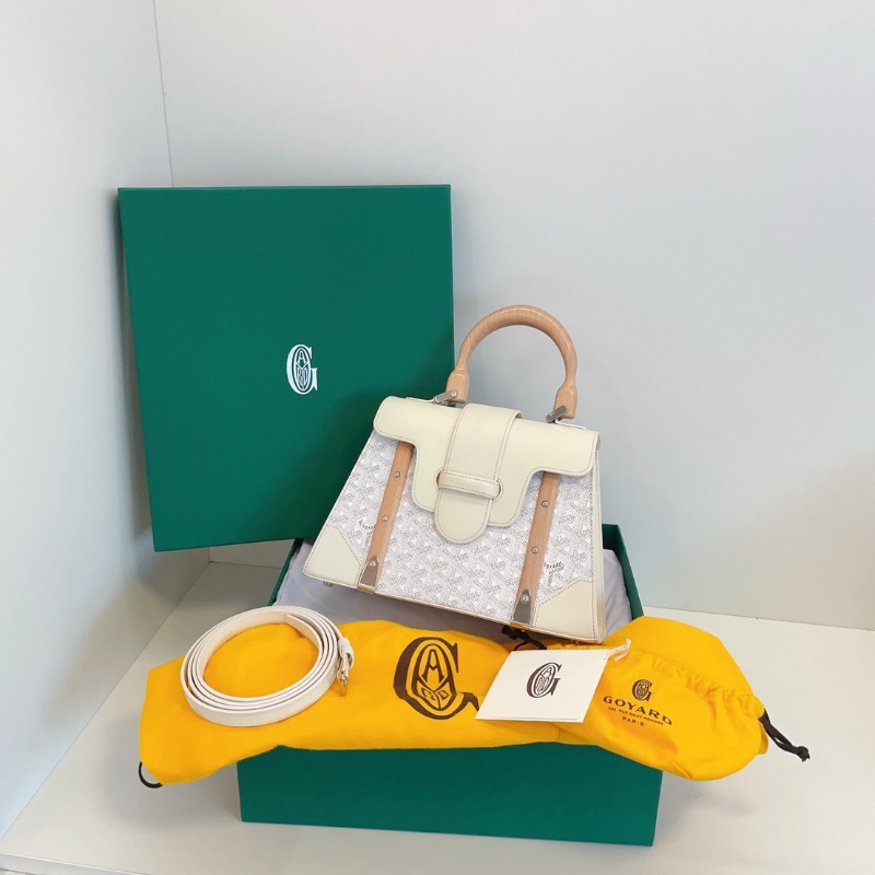 Goyard Saigon PM 白色西貢包硬版 28*20*15 99新配件塵袋盒子-3