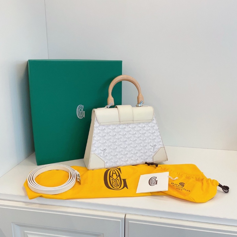 Goyard Saigon PM 白色西貢包硬版 28*20*15 99新配件塵袋盒子-5