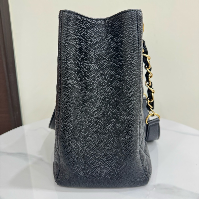 JK國際二手精品✨Chanel GST荔枝托特包-3