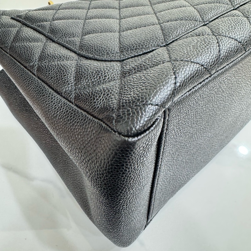 JK國際二手精品✨Chanel GST荔枝托特包-9