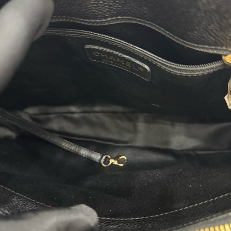 JK國際二手精品✨Chanel GST荔枝托特包-13