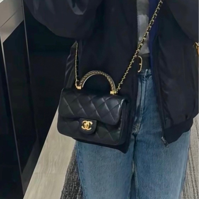 JK國際二手精品✨ chanel 24s透明手柄cf 芯片款-2