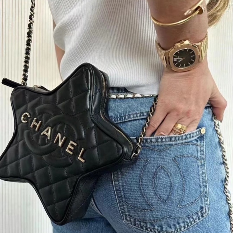 JK國際二手精品✨ Chanel 全新 24C 星星包大號芯片款-1