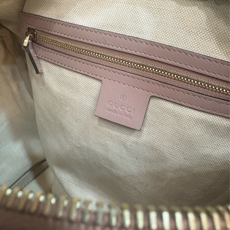 Gucci 雙拼色波士頓包-7