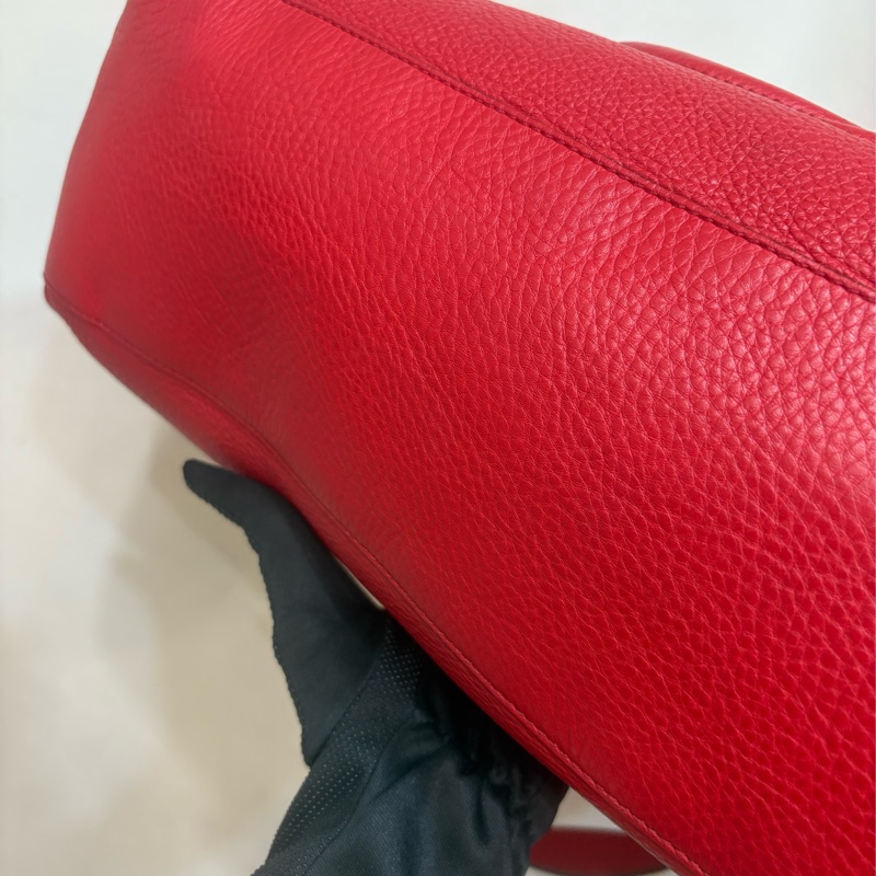 Gucci soho 紅色流蘇肩背-5