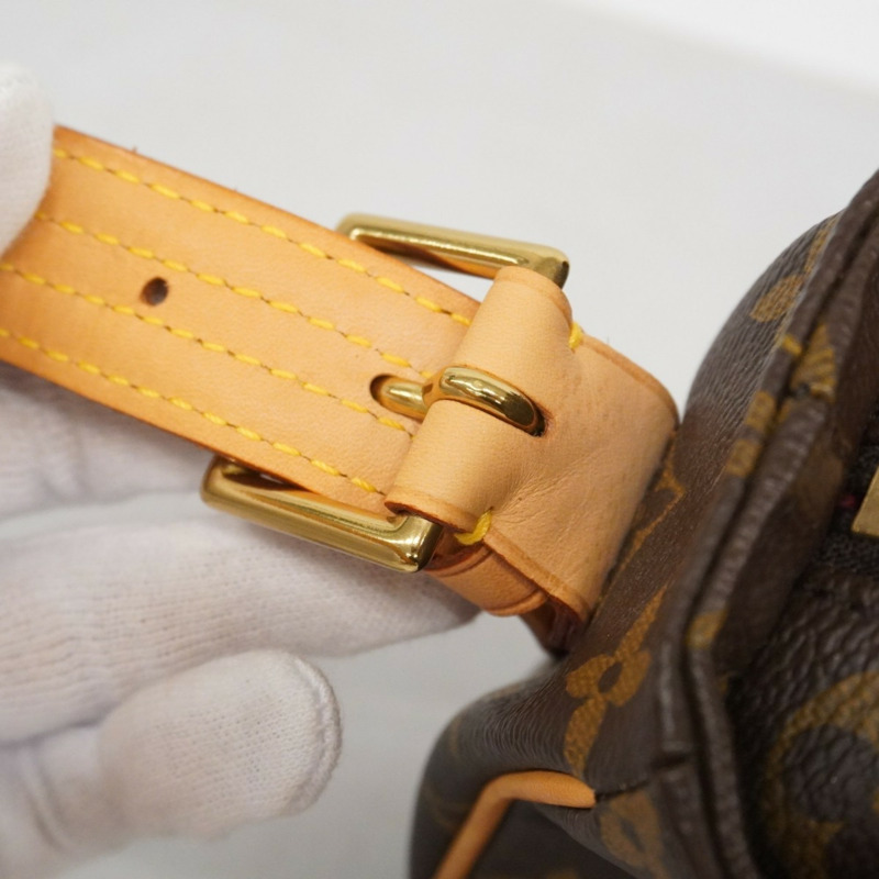 路易威登 Monogram Viva Cite MM 女士單肩包 M51164 棕色-6