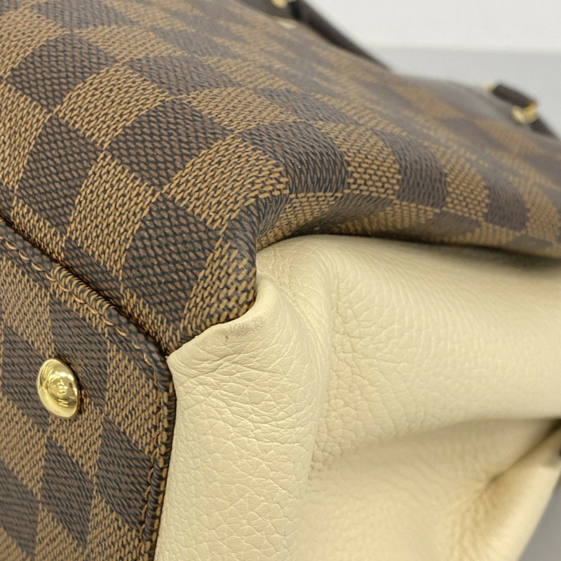 路易威登 Damier Normandy 女士手提包 N44028 Ebene Creme 兩用包-5