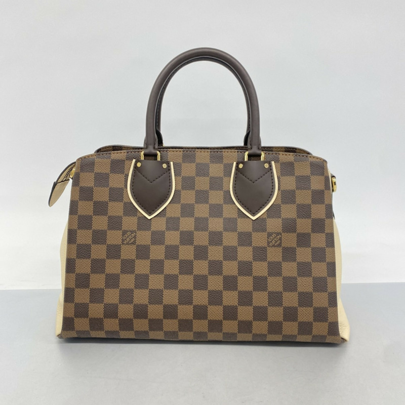 路易威登 Damier Normandy 女士手提包 N44028 Ebene Creme 兩用包-9