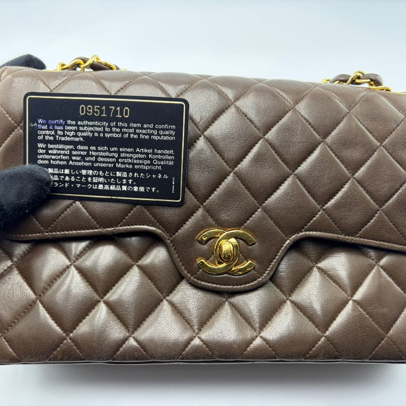 香奈兒 Classic Flap Jumbo 菱格鍊條包-2