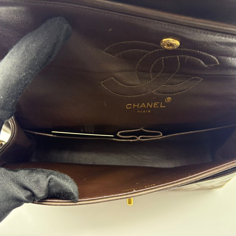 香奈兒 Classic Flap Jumbo 菱格鍊條包-13