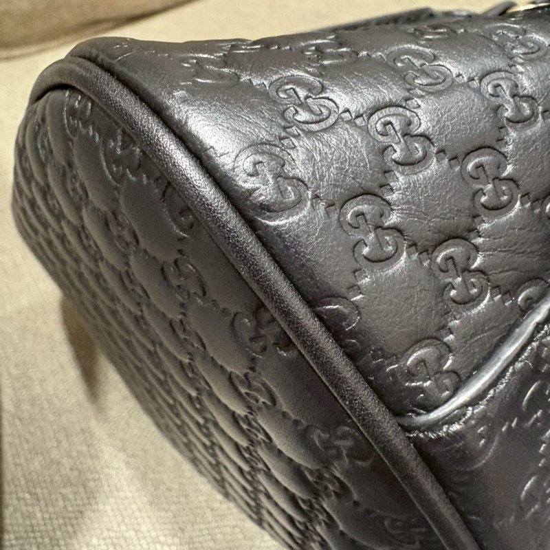 Gucci壓紋兩用貝殼包-8