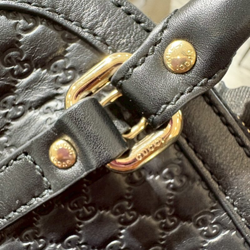 Gucci壓紋兩用貝殼包-17