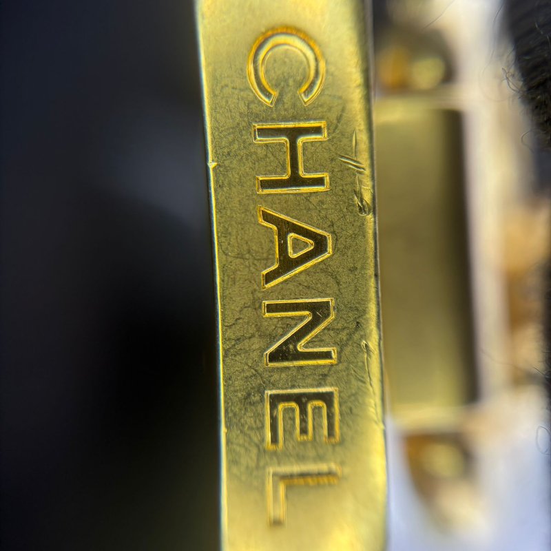 香奈兒 Le Boy Old Medium 菱格紋鍊條包-26