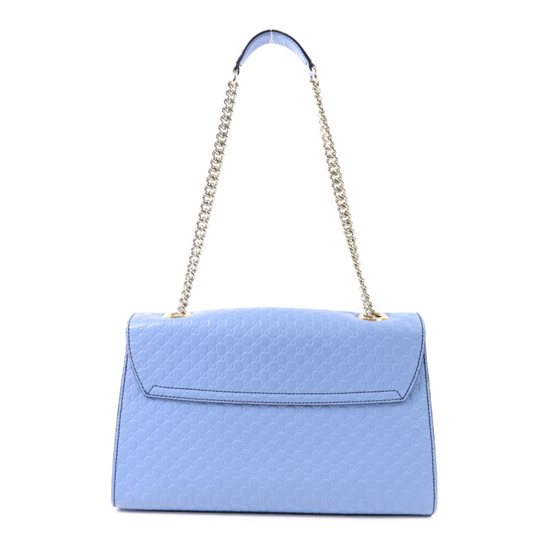 GUCCI 牛皮皮革Chain Shoulder金扣肩背袋-1