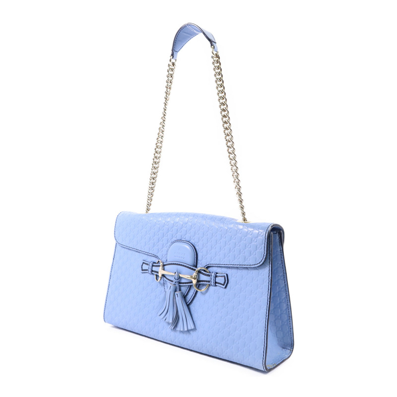 GUCCI 牛皮皮革Chain Shoulder金扣肩背袋-2