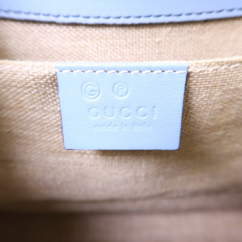 GUCCI 牛皮皮革Chain Shoulder金扣肩背袋-6