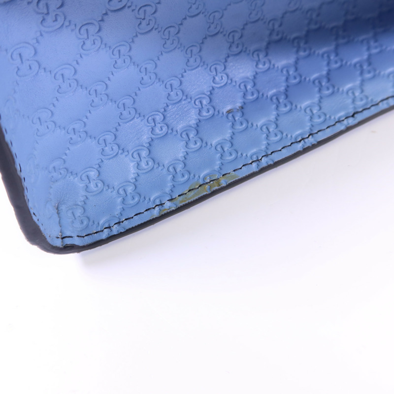 GUCCI 牛皮皮革Chain Shoulder金扣肩背袋-15