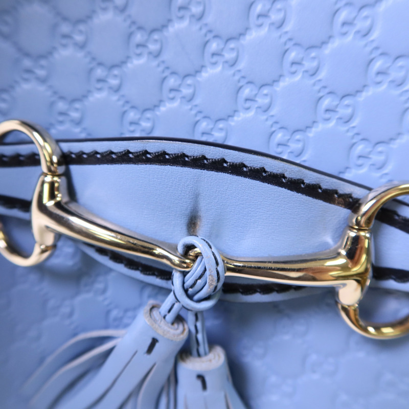 GUCCI 牛皮皮革Chain Shoulder金扣肩背袋-18