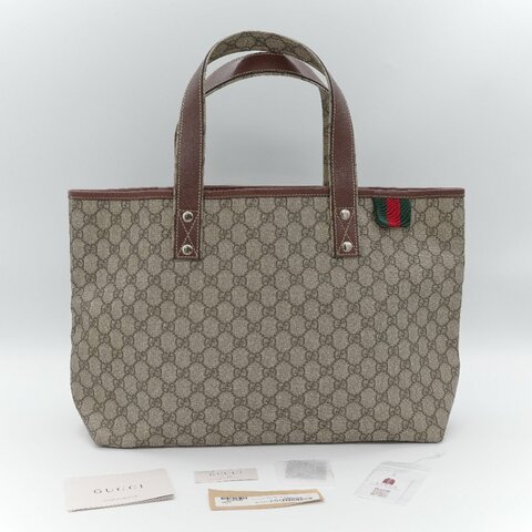 Gucci 古馳 Vintage GG Supreme 帆布托特包