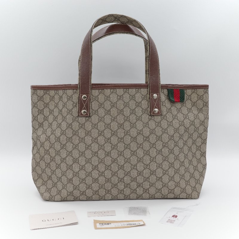 Gucci 古馳 Vintage GG Supreme 帆布托特包-0