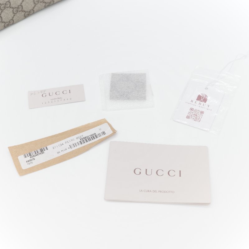 Gucci 古馳 Vintage GG Supreme 帆布托特包-6