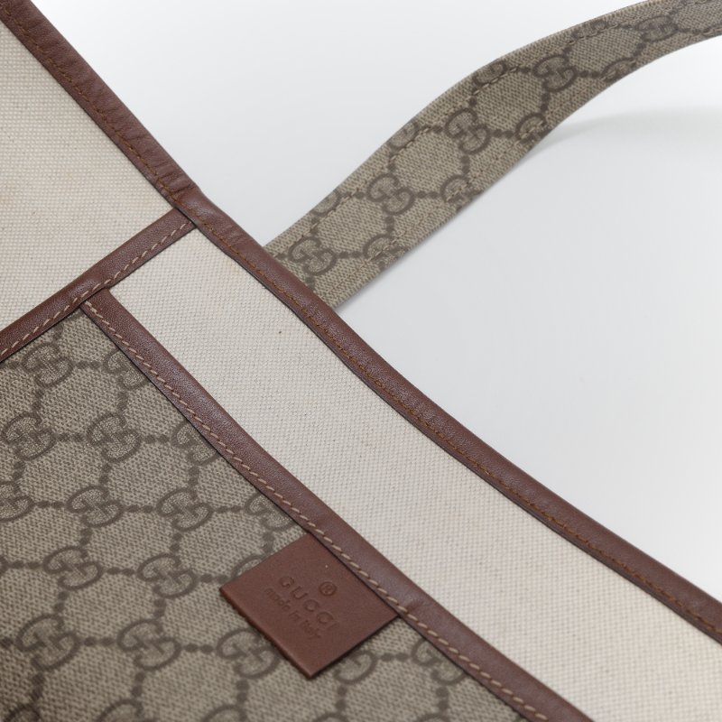 Gucci 古馳 Vintage GG Supreme 帆布托特包-12
