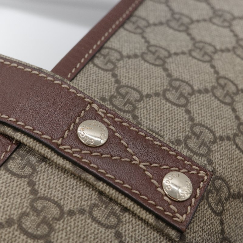 Gucci 古馳 Vintage GG Supreme 帆布托特包-13