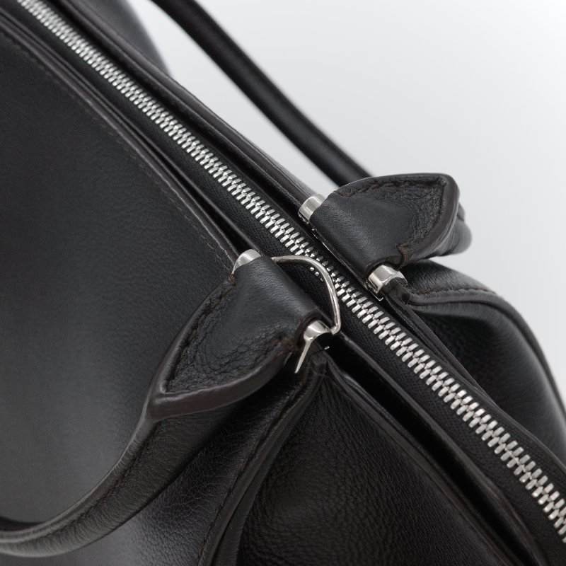 Cartier 卡地亞 C de Cartier 黑色 牛皮 肩背包 托特包-8