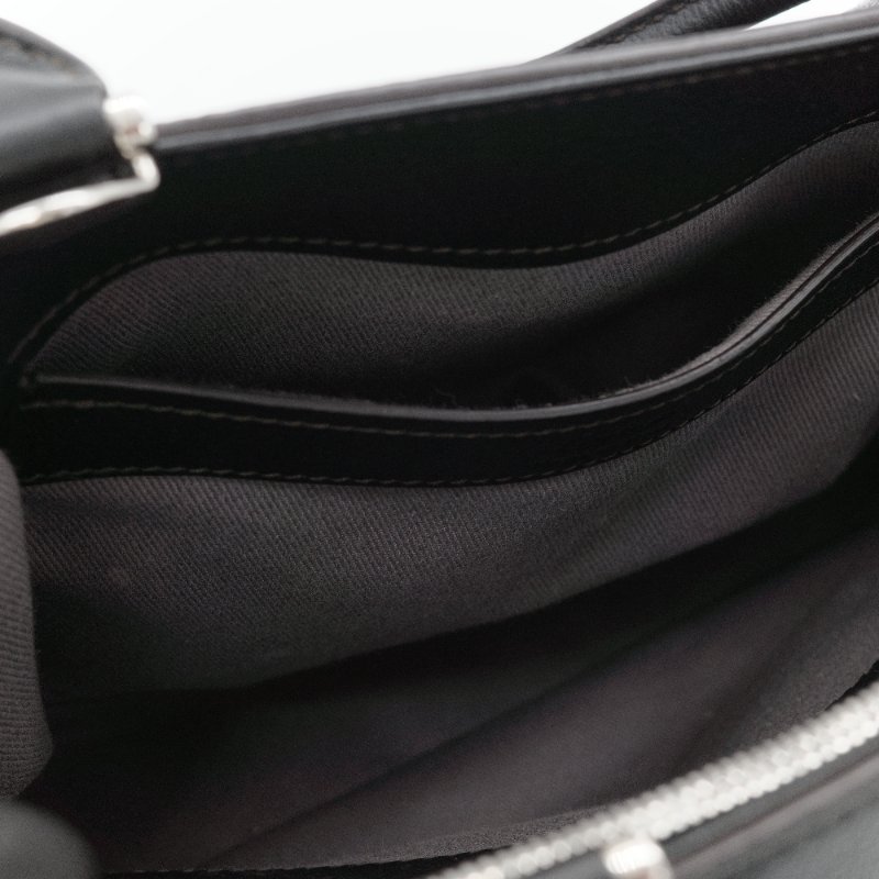 Cartier 卡地亞 C de Cartier 黑色 牛皮 肩背包 托特包-14