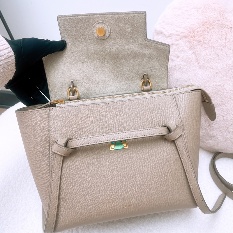 Celine belt micro 卡其鯰魚包-11