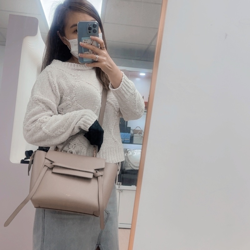 Celine belt micro 卡其鯰魚包-13