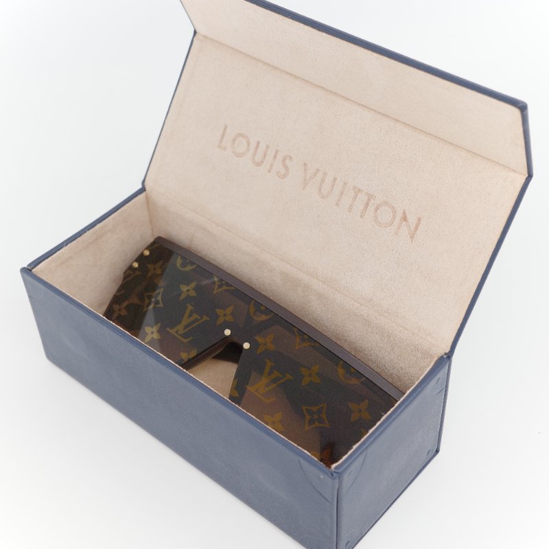 Louis Vuitton路易威登LV Waimea L 棕色 大框 太陽眼鏡-1