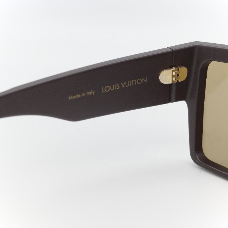 Louis Vuitton路易威登LV Waimea L 棕色 大框 太陽眼鏡-10