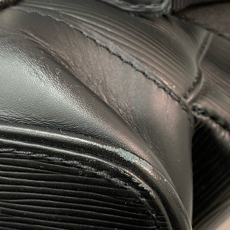 △ Louis Vuitton 路易威登 Black Epi Leather Christopher PM Backpack M50159 黑色水波紋皮革背包 - 257028593-9