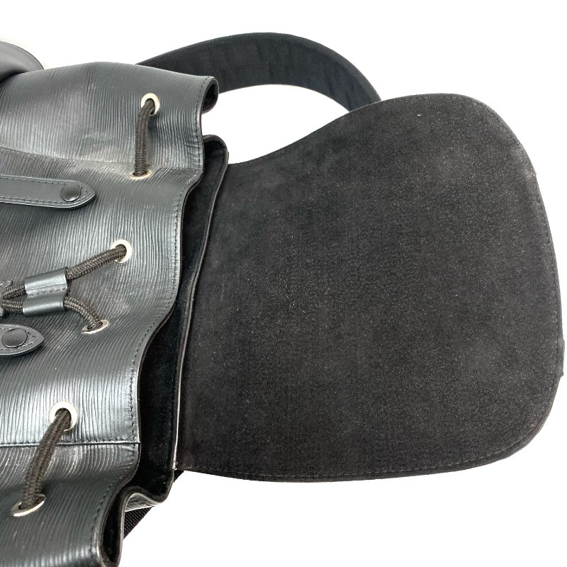 △ Louis Vuitton 路易威登 Black Epi Leather Christopher PM Backpack M50159 黑色水波紋皮革背包 - 257028593-15