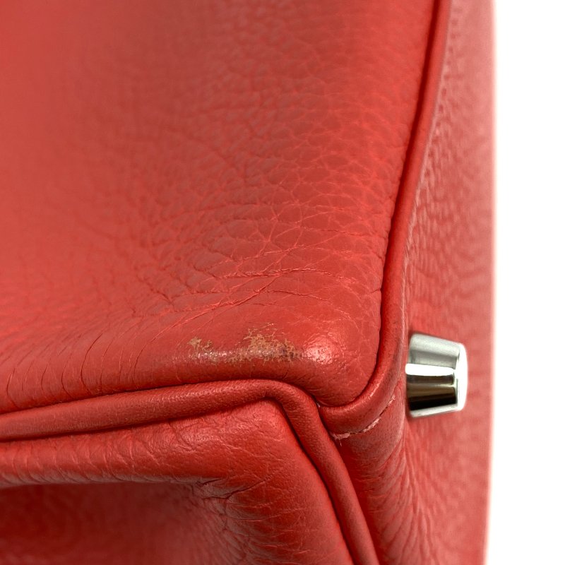 △ Hermes 愛馬仕 T5 Rose Jaipur Clemence Calfskin Palladium Plated Metal Kelly 28 2 Way Bag Stamp [Q] 玫瑰粉紅色粒紋小牛皮鍍鈀金屬兩用袋[Q]刻 - 257028936-6