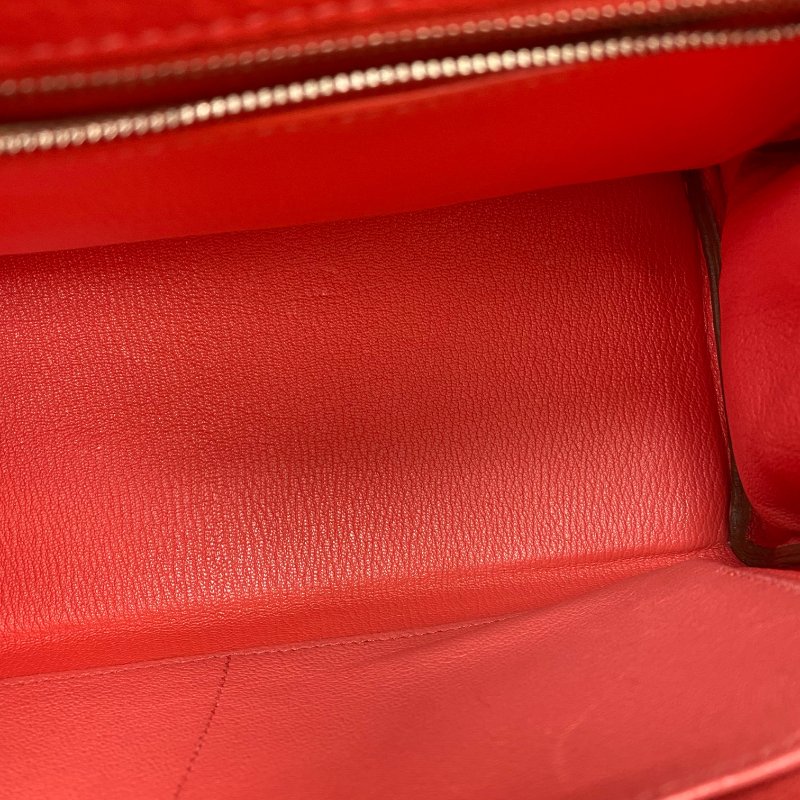 △ Hermes 愛馬仕 T5 Rose Jaipur Clemence Calfskin Palladium Plated Metal Kelly 28 2 Way Bag Stamp [Q] 玫瑰粉紅色粒紋小牛皮鍍鈀金屬兩用袋[Q]刻 - 257028936-15