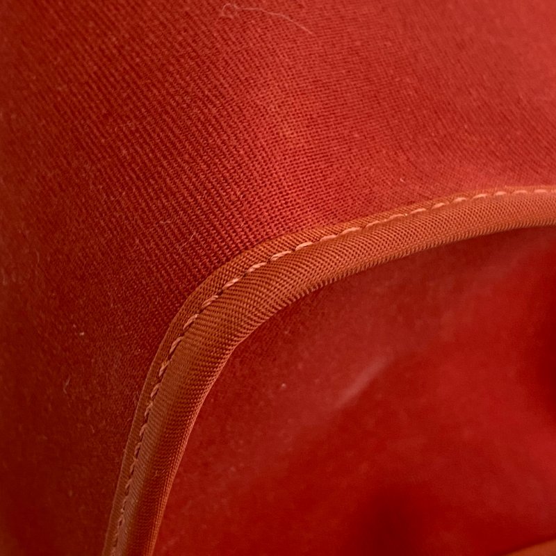 △ Hermes 愛馬仕 Red And Hot Pink Canvas Palladium Plated Metal Herbag 31 2 Way Bag Stamp Z 紅色和桃紅色鍍鈀金屬兩用袋Z刻 - 267000207-6