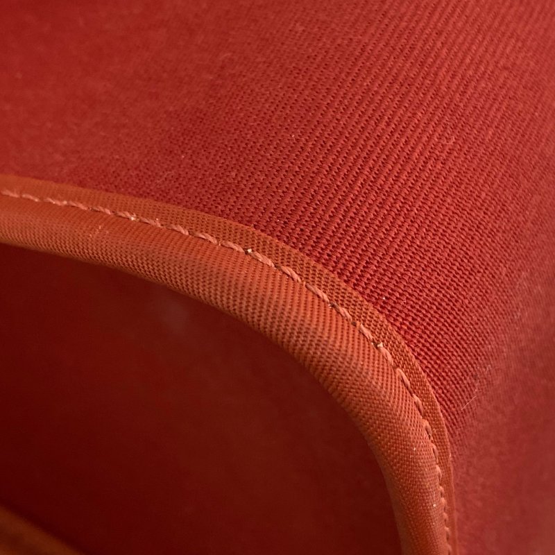 △ Hermes 愛馬仕 Red And Hot Pink Canvas Palladium Plated Metal Herbag 31 2 Way Bag Stamp Z 紅色和桃紅色鍍鈀金屬兩用袋Z刻 - 267000207-7